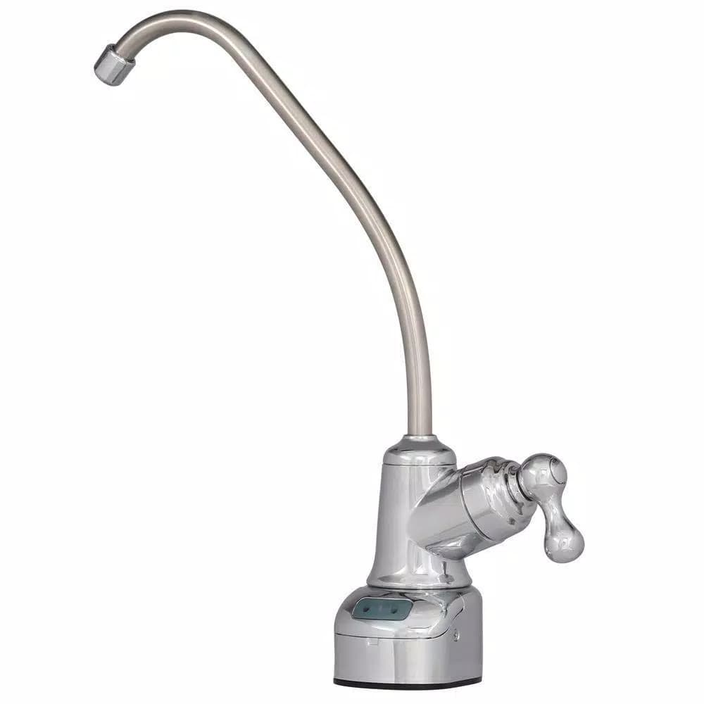 EcoPure Under Sink Water Purifier System with 3-Stage Carbon Block Filtration and Chrome Faucet