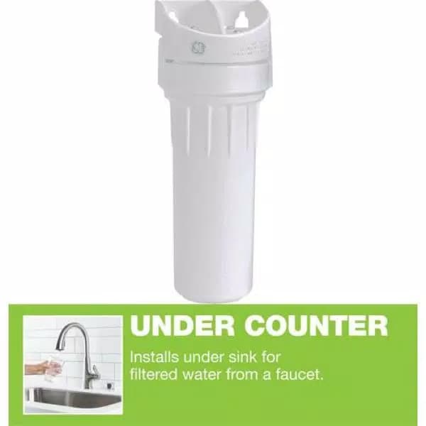 GE Single Stage Under-Counter Water Filtration System, Carbon Spun-Fiber