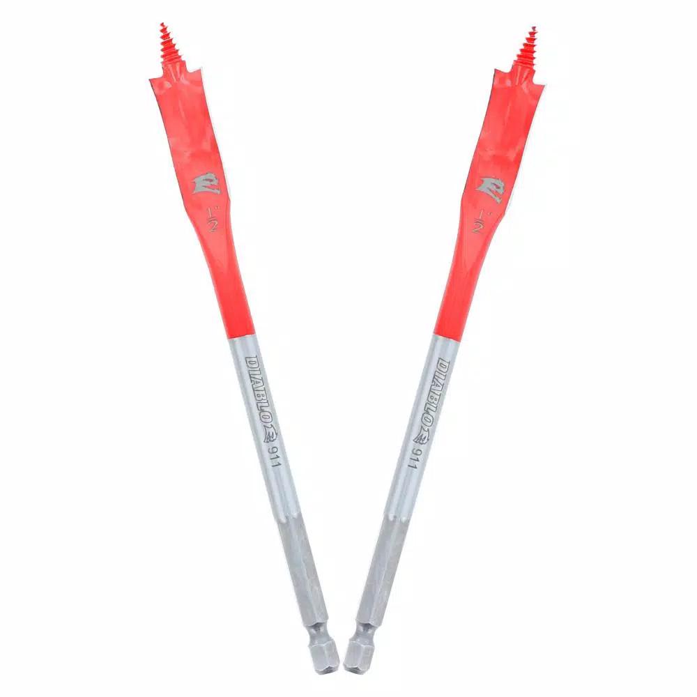 Diablo SPEEDemon 1/2 in. x 6 in. Spade Bit 2-Pack