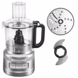 KitchenAid 7-Cup 3-Speed Contour Silver Food Processor with Locking Lid and Stainless Steel Blades thumbnail 1