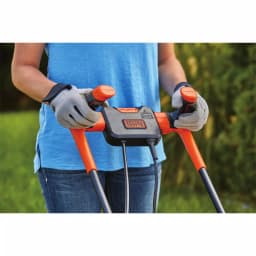 BLACK+DECKER 15 in. 10 Amp Corded Electric Walk Behind Push Lawn Mower with Bagger thumbnail 6
