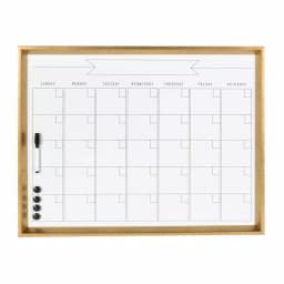 DesignOvation Calter Modern Framed Magnetic Dry Erase Monthly Calendar Wall Organizer thumbnail 2