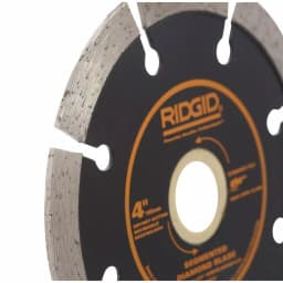 RIDGID 4 in. Segmented Diamond Blade for Concrete, Brick, and Masonry thumbnail 2