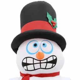 Home Accents Holiday 6 ft. Pre-Lit Animated Shivering Snowman Airblown Inflatable Holiday Decoration thumbnail 4