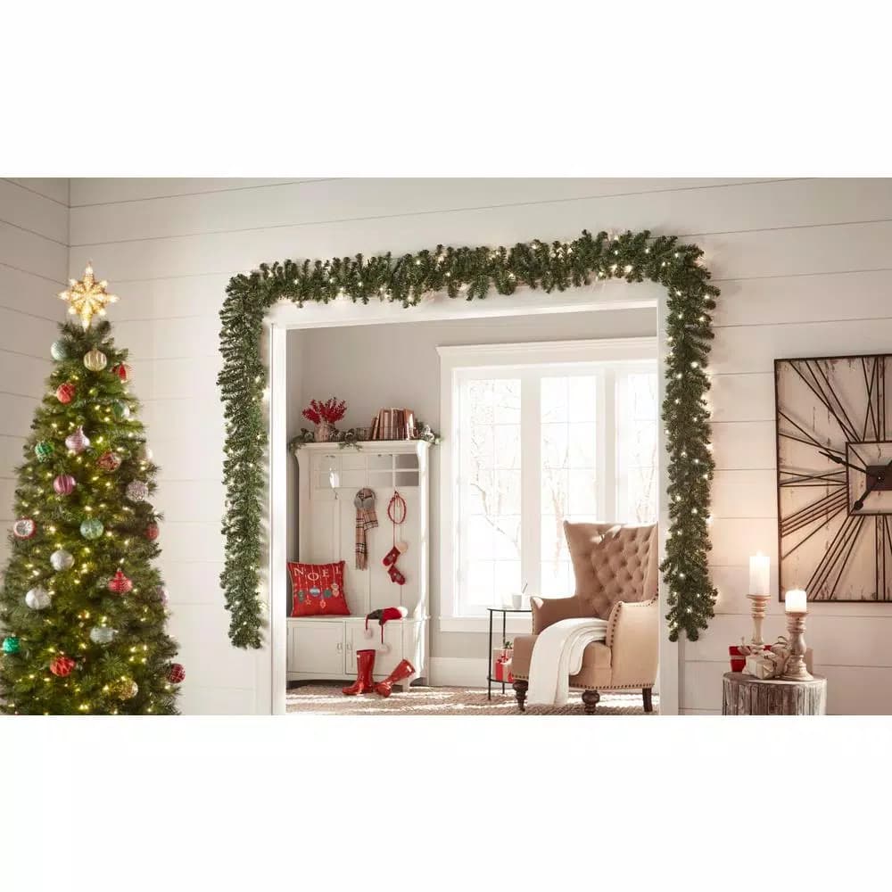 General Electric Holiday Classics 11 in. Gold Glittered Bethlehem Star Tree Topper with 16 Lights