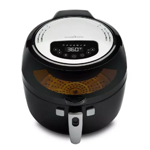 Modernhome 7 Qt. Auto-Stirring Digital Air Fryer, 1350W Rotating Convection Oven