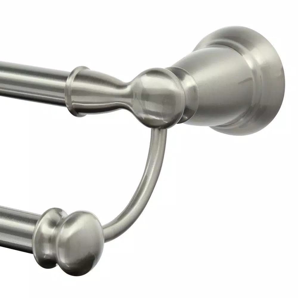 Moen Banbury 24 in. Double Towel Bar in Spot Resist Brushed Nickel