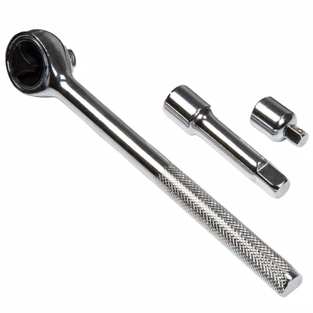 Stalwart 40-Piece 1/4 and 3/8 Drive Socket Set with SAE and Metric Sockets