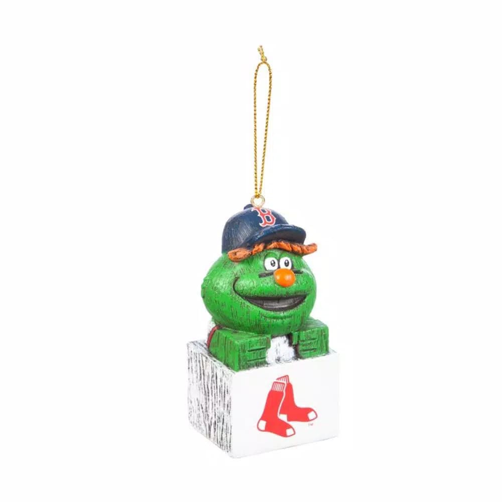 Team Sports America Boston Red Sox MLB Mascot Tiki Totem Christmas Ornament