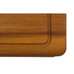 ALFI BRAND Iroko Wood Cutting Board - Italian Designed Multi-Purpose Chopping & Serving Board thumbnail 6