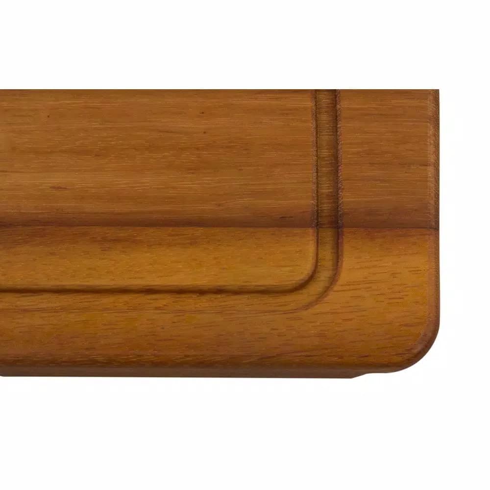ALFI BRAND Iroko Wood Cutting Board - Italian Designed Multi-Purpose Chopping & Serving Board