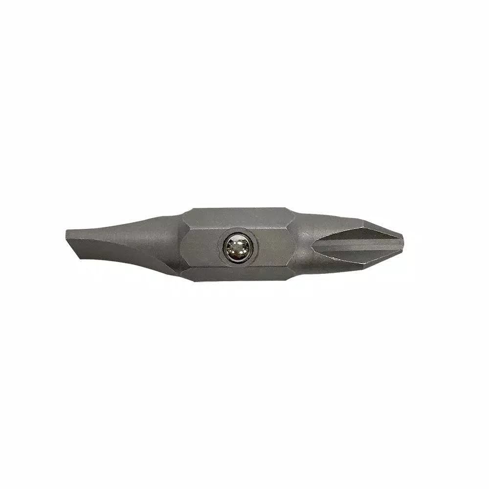 Klein Tools #2 Phillips and 1/4 in. Slotted Replacement Bits, 2-Piece Set
