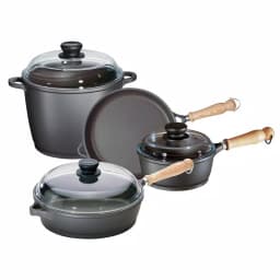 Berndes Tradition 7-Piece Cast Aluminum Nonstick Cookware Set, Gray thumbnail 1