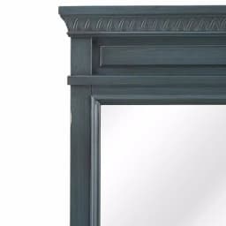 Home Decorators Collection Cailla 60 in. W x 32 in. H Rectangular Framed Bathroom Vanity Mirror - Distressed Blue Fog thumbnail 3
