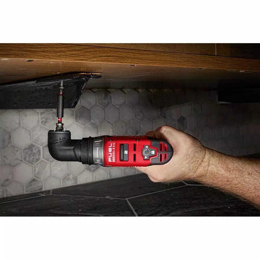 Milwaukee M12 FUEL 12V Brushless 4-in-1 Installation Drill Driver with 4 Tool Heads (Tool-Only)