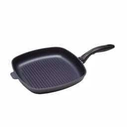 Swiss Diamond Classic Series 12 in. Cast Aluminum Nonstick Square Grill Pan, Gray thumbnail 1