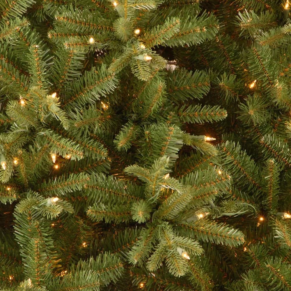 National Tree Company 7.5 ft. Tiffany Fir Slim Artificial Christmas Tree with 600 Clear Lights