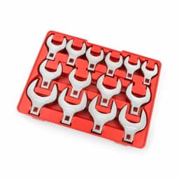 TEKTON 1/2 in. Drive Jumbo Crowfoot Wrench Set, 14-Piece (1-1/16 to 2 in.) thumbnail 2