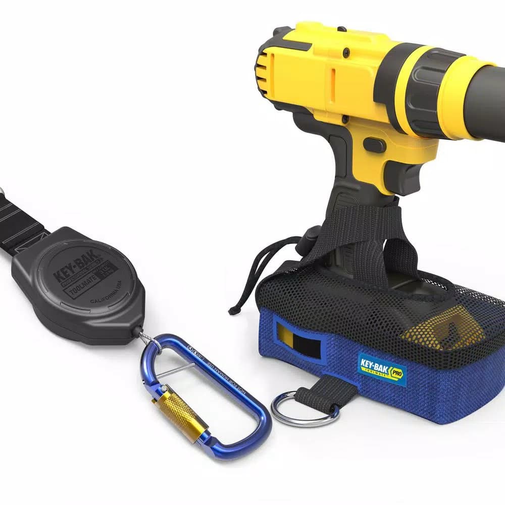KEY-BAK Professional ToolMate 3 lbs. Retractable Tool Tether and Cordless Power Drill Shoe Kit, ANSI 121 Certified