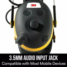 3M WorkTunes Digital Hearing Protector with AM/FM Radio and Auxiliary Jack thumbnail 2
