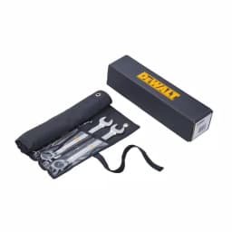 DEWALT 12-Piece SAE Reversible Ratcheting Wrench Set, 72-Tooth Full Polish Chrome thumbnail 3