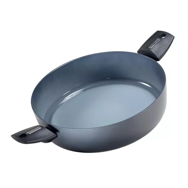 Moneta Azul Gres 10 in. 3 qt. Nonstick Ceramic Saute Casserole Pan