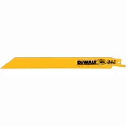DEWALT 8 in. Bi-Metal Reciprocating Saw Blade, 14 TPI, Straight Back (5-Pack) thumbnail 4