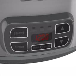 BLACK+DECKER 7 Qt. Programmable Slow Cooker, Brushed Stainless Steel thumbnail 3