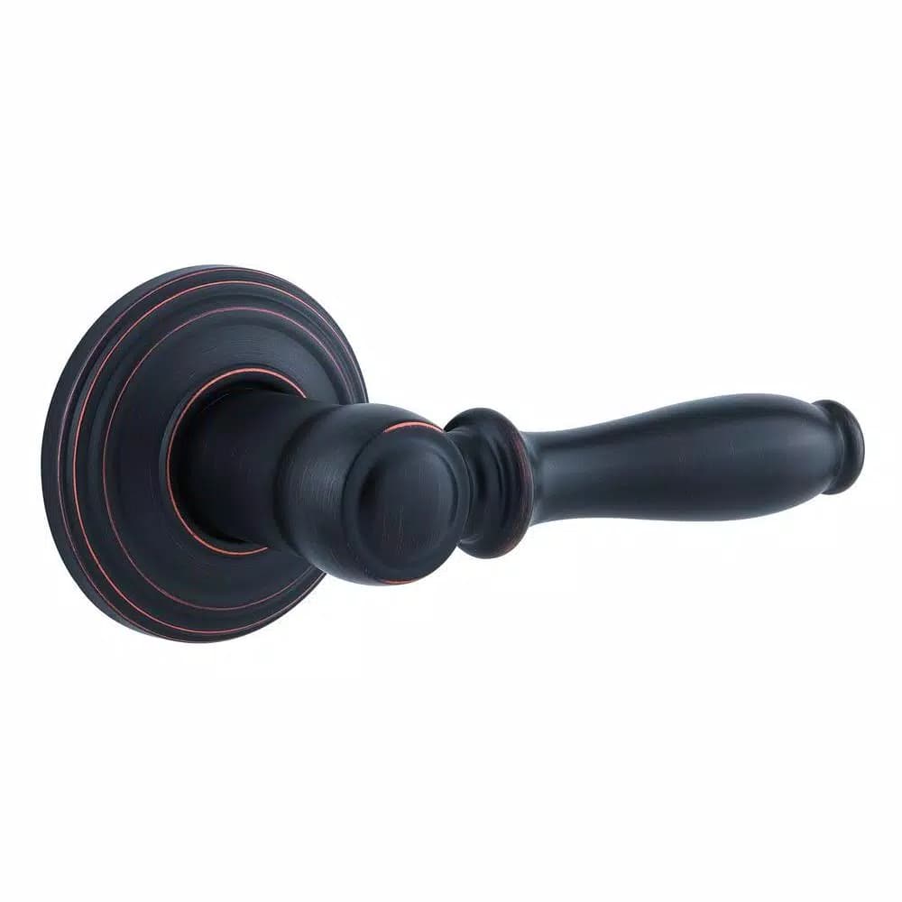 Kwikset Ashfield Venetian Bronze Half-Dummy Door Lever with Microban Antimicrobial Technology