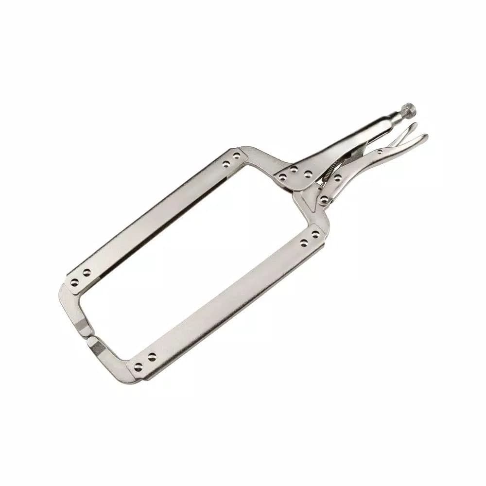 TEKTON 18 in. Locking C-Clamp with Chrome Plated Finish