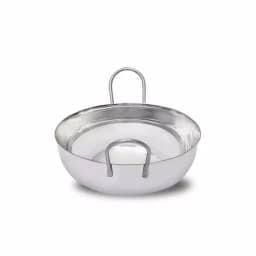 Unbranded 1.25 Qt. Stainless Steel Balti Pan, 7 in. Diameter thumbnail 1