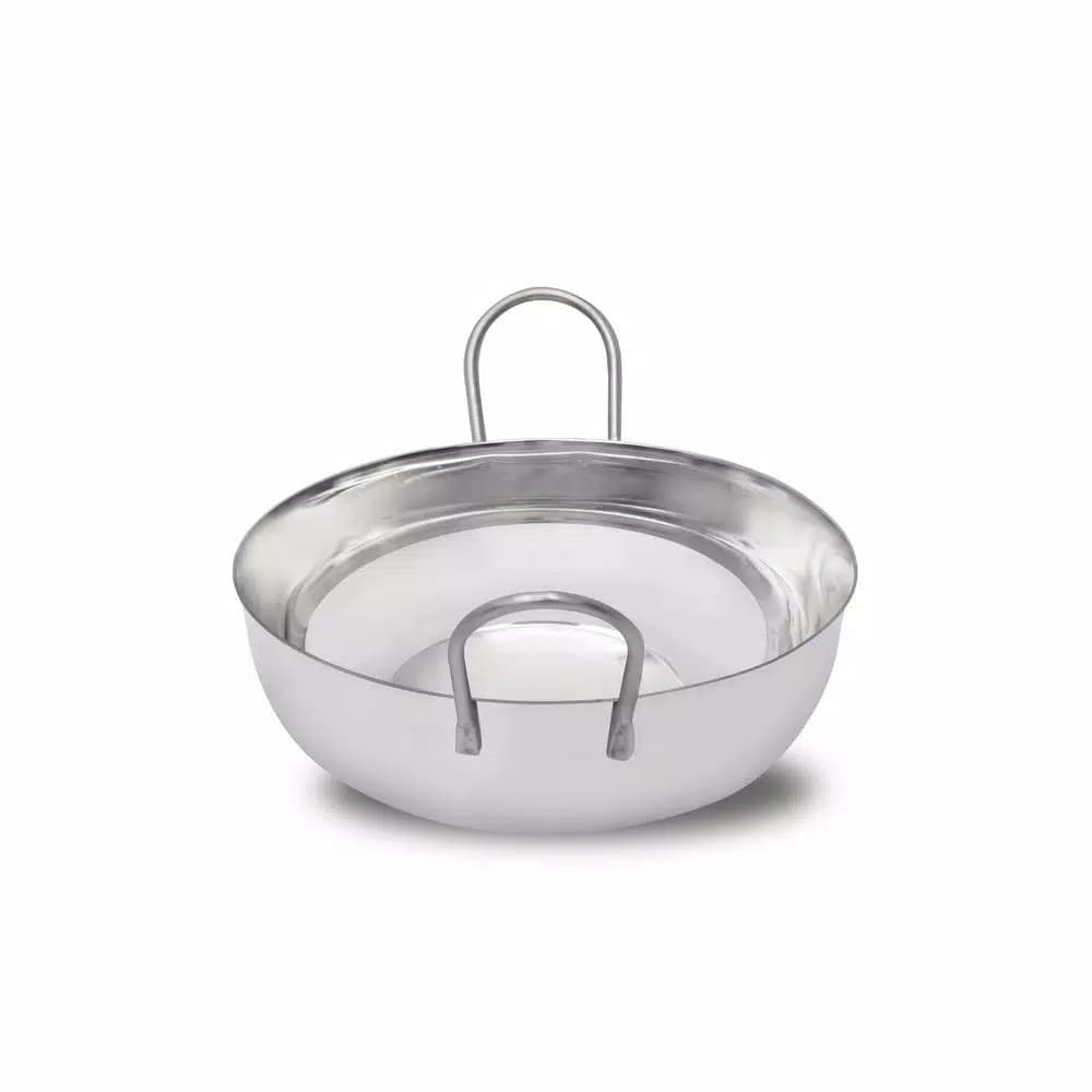 Unbranded 1.25 Qt. Stainless Steel Balti Pan, 7 in. Diameter