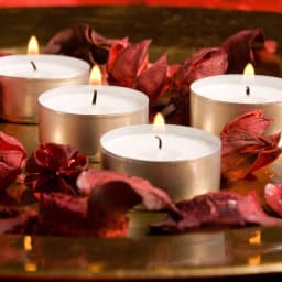 LUMABASE Unscented Tea Light Candles, 100-Count, White Paraffin Wax thumbnail 2