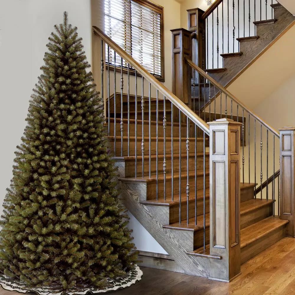 National Tree Company 10 ft. North Valley Spruce Artificial Christmas Tree, Unlit, Green
