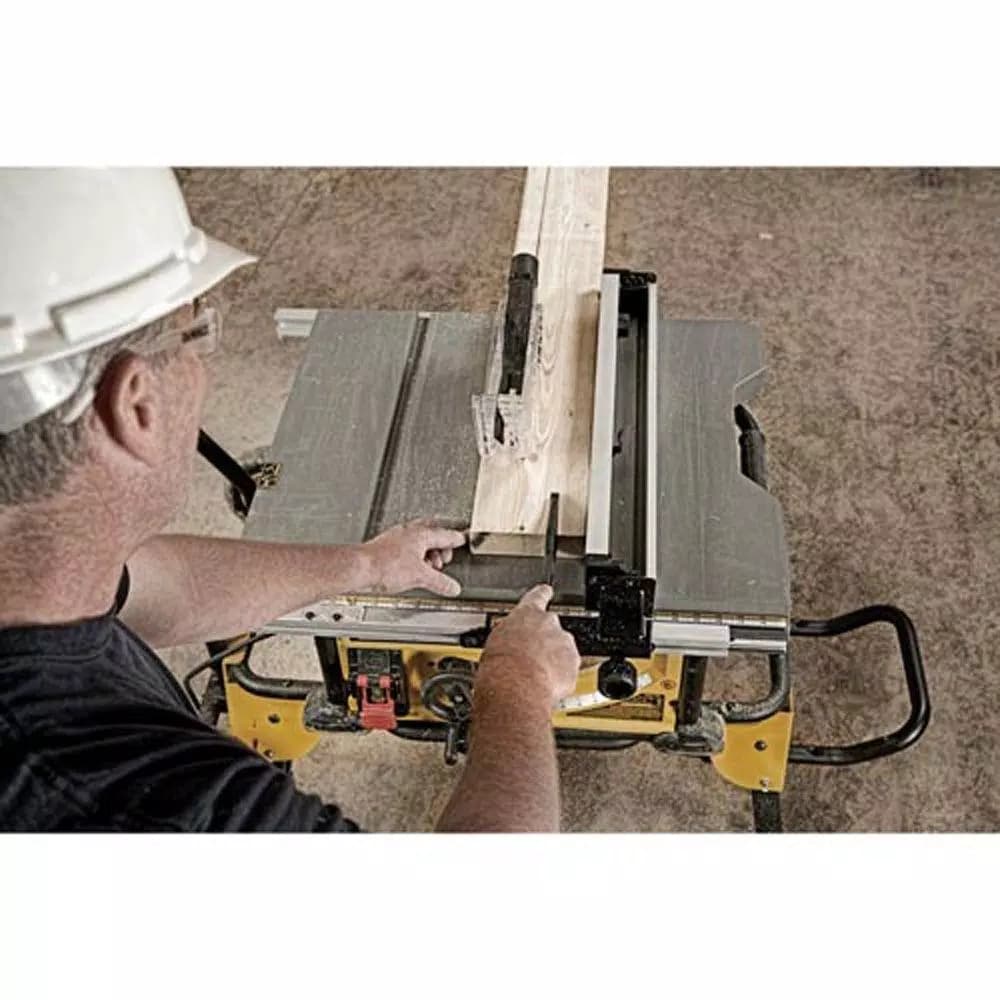 DEWALT DWE7491RS 10 in. 15 Amp Corded Job Site Table Saw with Rolling Stand