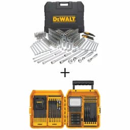DEWALT 269-Piece Mechanics Tool Set with 65-Piece Impact Ready Accessory Set thumbnail 1