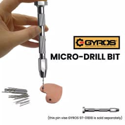 Gyros Carbon Steel Wire Gauge Drill Bit Dome Set, #61 - #80 (20-Piece) thumbnail 6