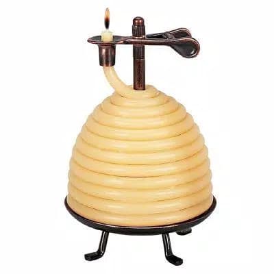 Candle by the Hour 50 Hour Beehive Coil Candle - All Natural Beeswax Candle by the Hour