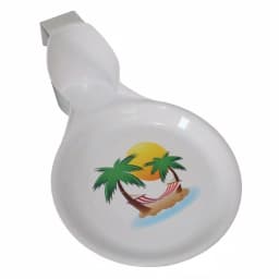 Unbranded Palm Tree Design Food and Drink Holder, 32-Piece Set, Durable Plastic Serveware thumbnail 1