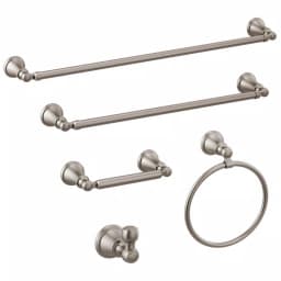 Delta Woodhurst 24 in. Stainless Steel Towel Bar, Zinc Die Cast Construction thumbnail 4