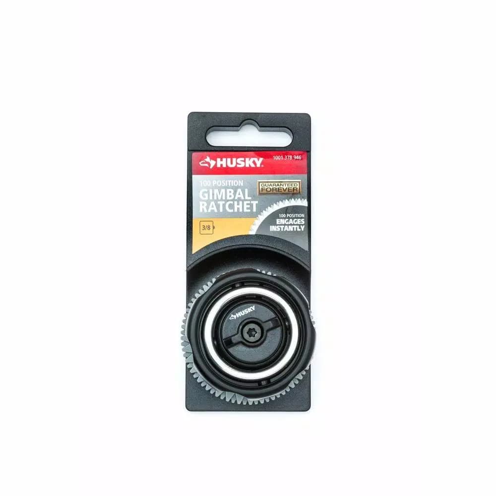 Husky 3/8 in. Drive 100-Position Gimbal Palm Ratchet