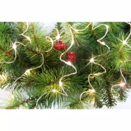 Starlite Creations 12 ft. Pre-Lit LED White Single Braided Garland, Battery Operated (Bundle of 2) thumbnail 5
