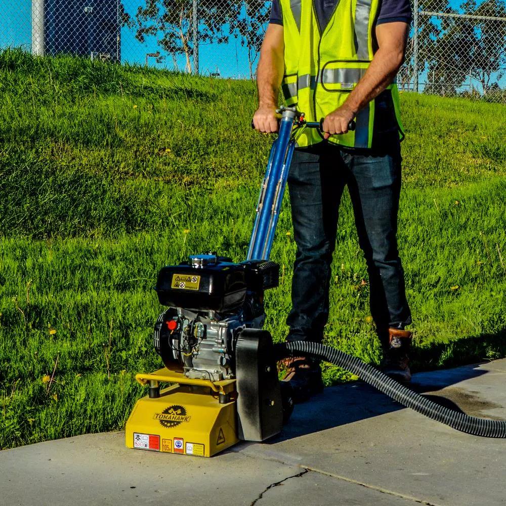 Tomahawk Power Tomahawk TSCAR-8 8 in. Gas Concrete Scarifier with 5.5 HP Honda Engine