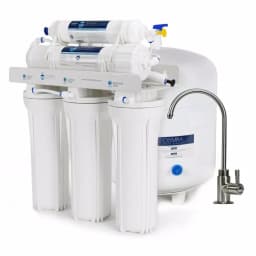 Olympia Water Systems 5-Stage Under-Sink Reverse Osmosis Water Filtration System with 50 GPD Membrane & Brushed Nickel Faucet thumbnail 1