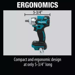 Makita 18V LXT Brushless 1/2 in. 3-Speed Impact Wrench (Tool Only) thumbnail 7