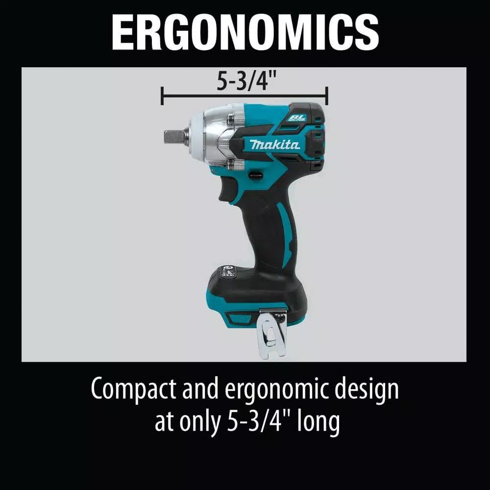 Makita 18V LXT Brushless 1/2 in. 3-Speed Impact Wrench (Tool Only)