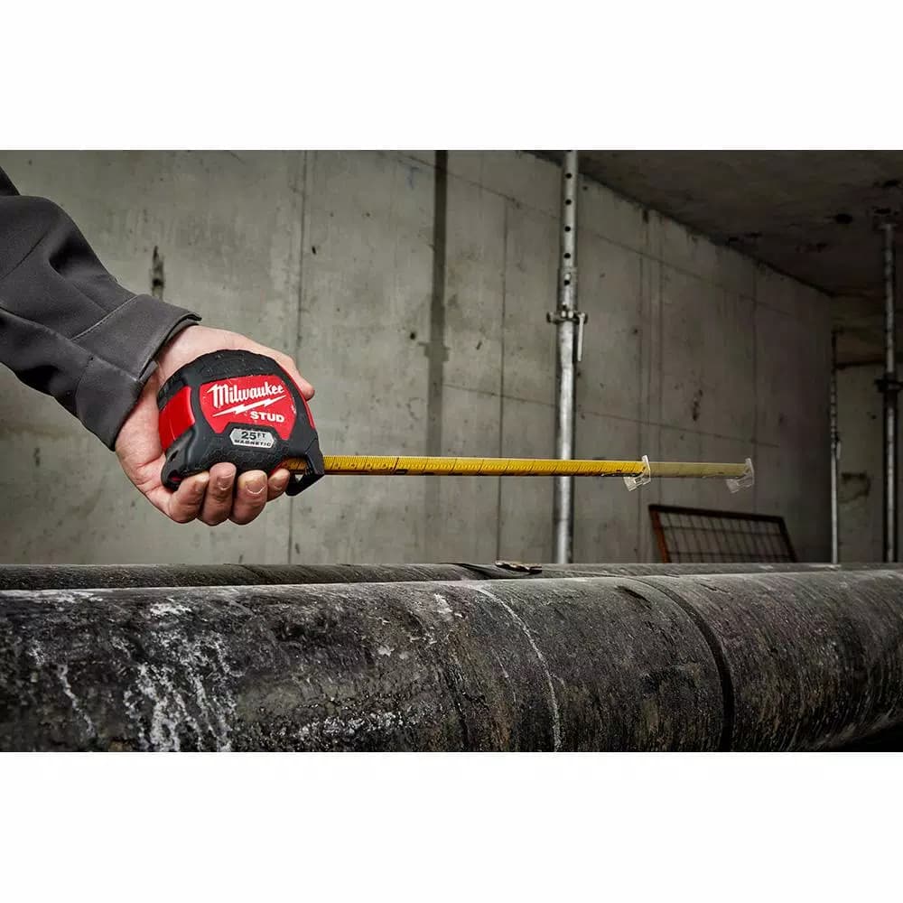 Milwaukee STUD Gen II 25 ft. Magnetic Tape Measure with 17 ft. Reach