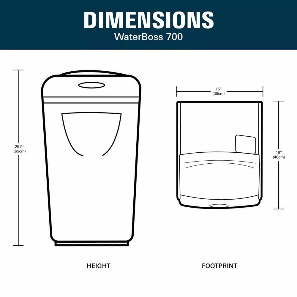 Waterboss 22,000-Grain Water Softener System with Sediment Filter