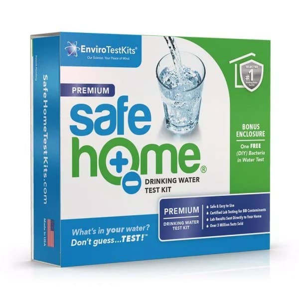Safe Home Premium Water Test Kit - 50 Contaminants Lab Tested Results