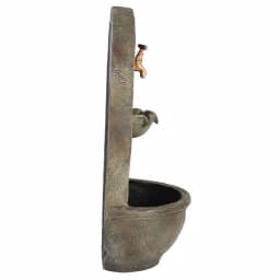 Sunnydaze Decor Messina Florentine Stone Electric Outdoor Wall Fountain thumbnail 4